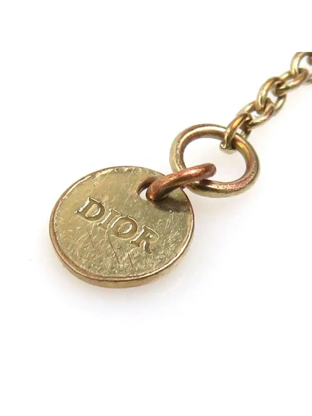 Auth Christian Dior Bracelet Gold Metal #302833C29B